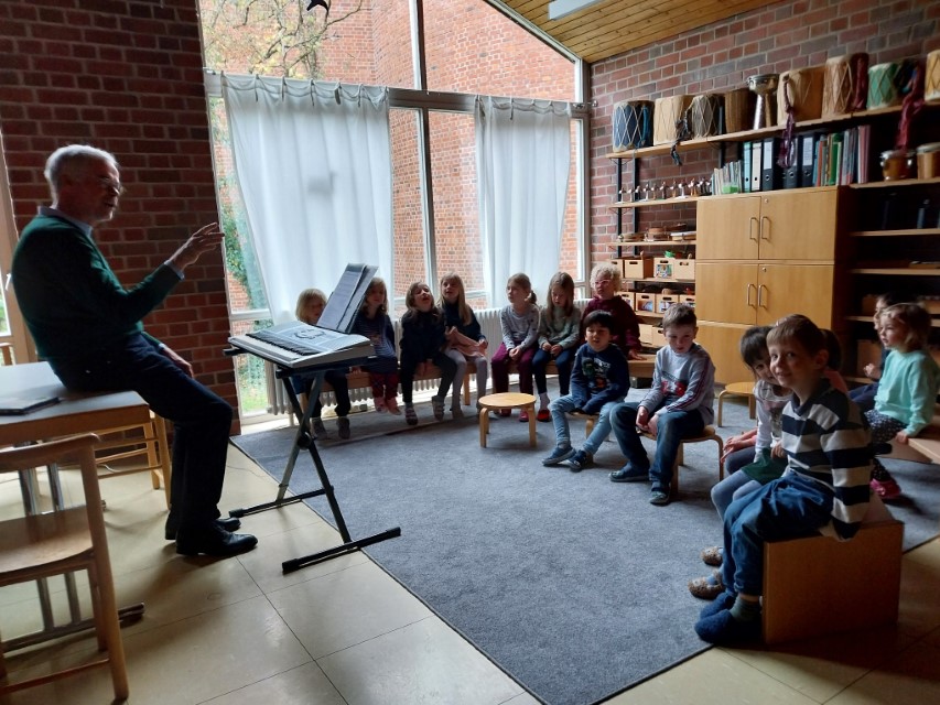 Singen im Kindergarten St. Laurentius