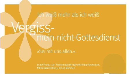Ökumenische Vergiss-mein-nicht Gottesdienste