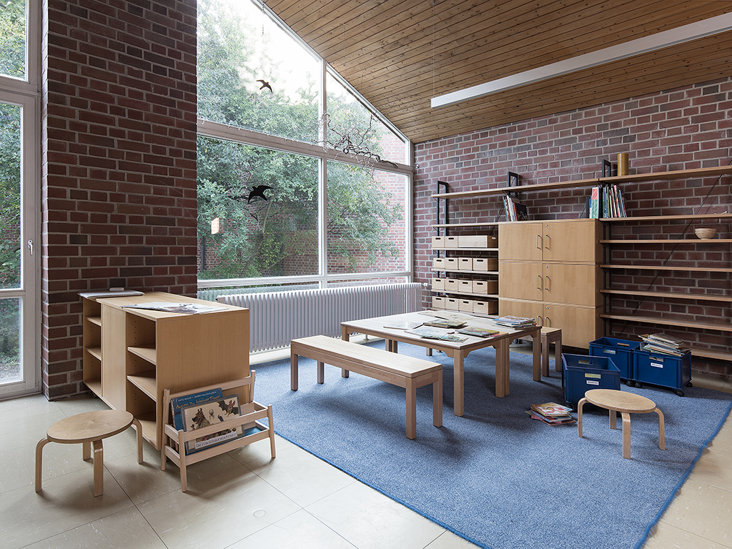 Musikzimmer und Kindergartenbücherei
