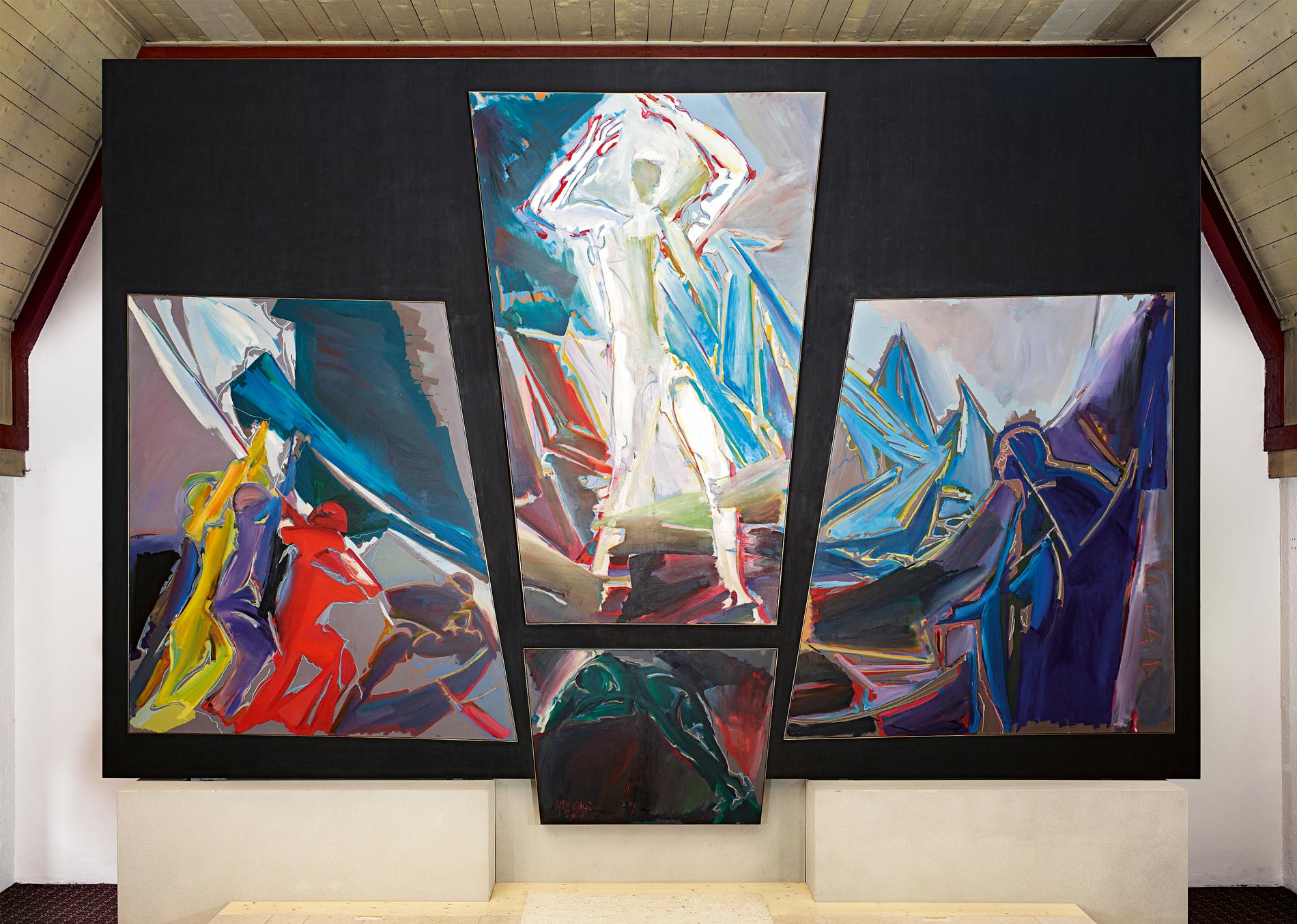 St. Barbara-Kirche Altarbild Freisinger Christus